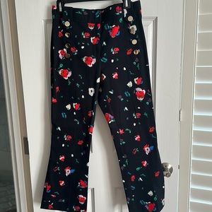 Derek Lam 10 Crosby Robertson High Waisted Crop Flare Pants